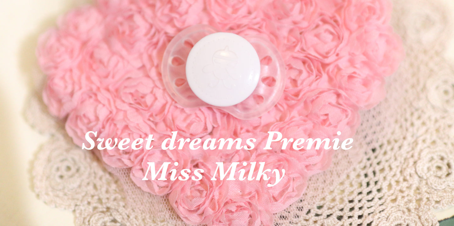 Honeybug Precious Sweetdreams (Preemie size) Design Magnetic Dummy Miss Milky