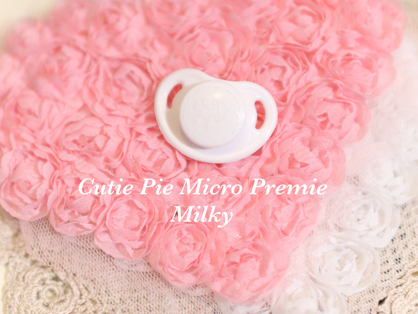 Honeybug Precious Cutie-Pie (Micro Preemie size) Design Magnetic Dummy Milky