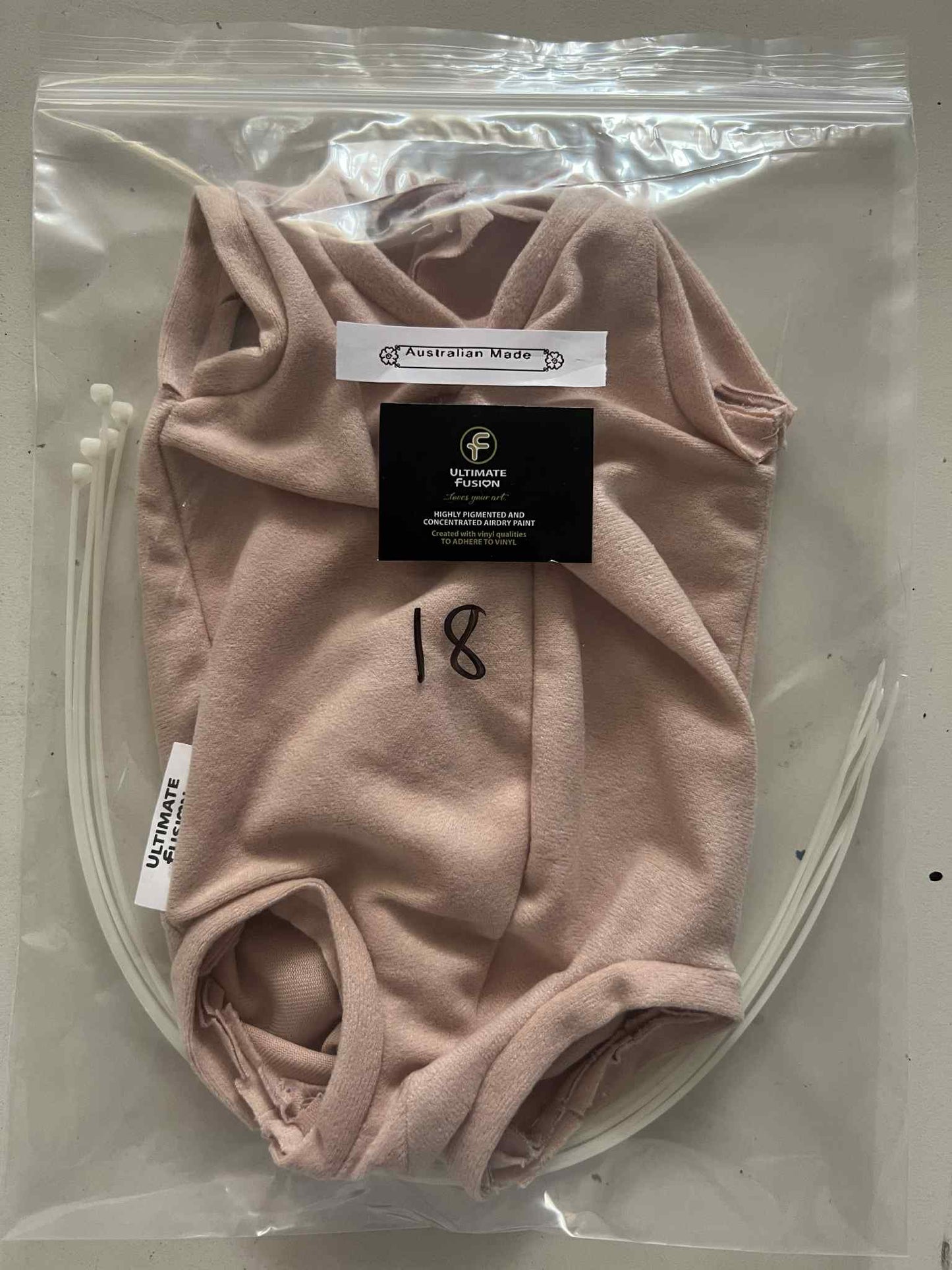 Cloth/Doe Suede Body for Reborn - Australian Made !! 20 inch