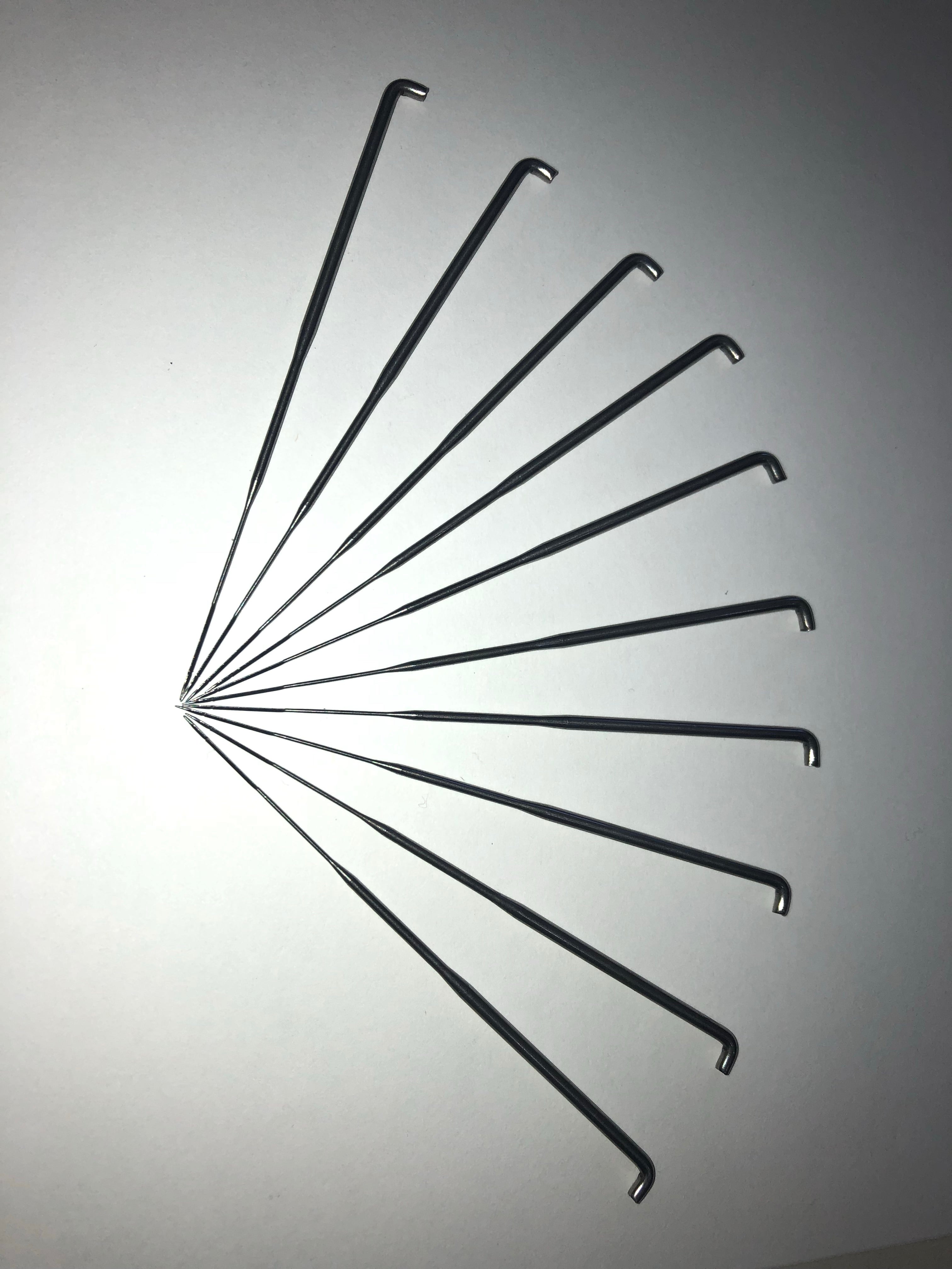 42 Gauge 3 Barb Felting Needles – Pack Of 10 – For Reborn Baby Doll Hair Rooting