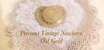 Honeybug Precious Vintage (Newborn size) Design Magnetic Dummy Old Gold
