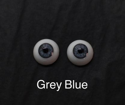 Grey Blue Resin Eyes 22mm