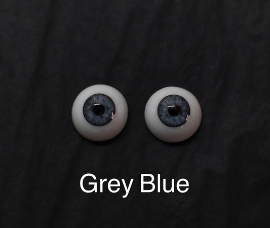 Grey Blue Resin Eyes 18mm