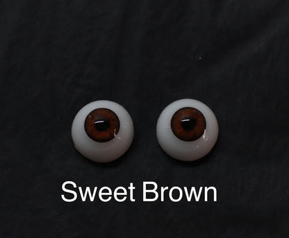 Sweet Brown Resin Eyes 20mm