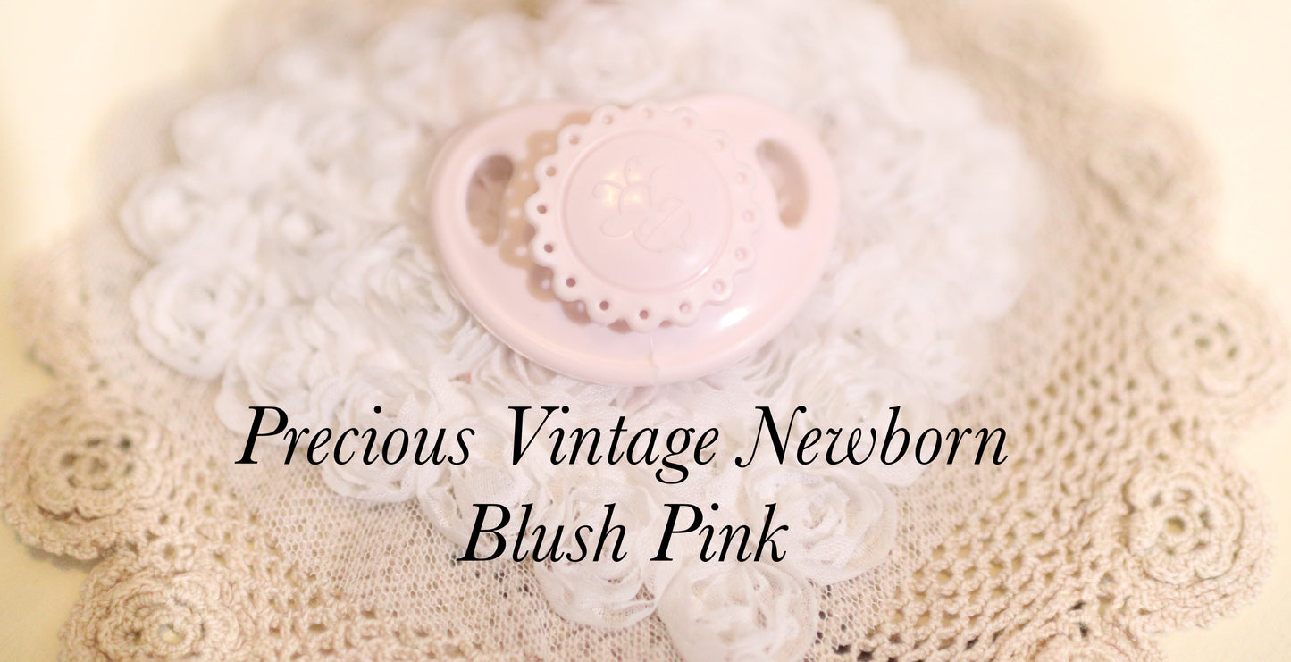 Honeybug Precious Vintage (Newborn size) Design Magnetic Dummy Nude Blush Pink Reborn Baby