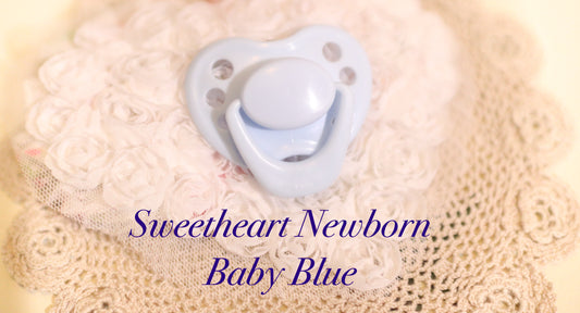 Honeybug Sweetheart Design Magnetic Dummy Baby Blue (Newborn size)