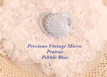 Honeybug Precious Vintage (Micro Preemie size) Design Magnetic Dummy Pebble Blue