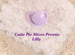 Honeybug Precious Cutie-Pie (Micro Preemie size) Design Magnetic Dummy Lilly Lilac