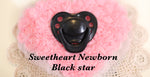 Honeybug Sweetheart Design Magnetic Dummy Black Star (Newborn size)