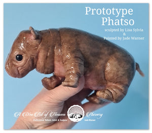 Phatso Silicone Baby Hippo Un-Painted Kit Sculpted by Lisa Sylvia