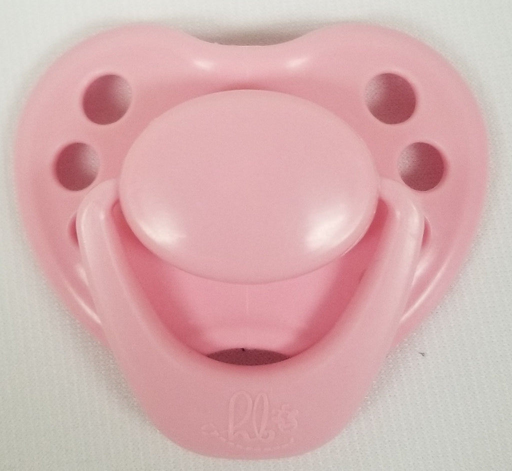 Honeybug Sweetheart Design Magnetic Dummy Piggy Pink (Newborn size)