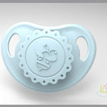 Honeybug Precious Vintage (Newborn size) Design Magnetic Dummy Pebble Blue Reborn Baby