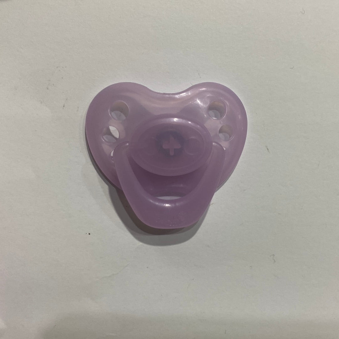 Honeybug Sweetheart Design Magnetic Dummy Pearly Lilac (Newborn size)