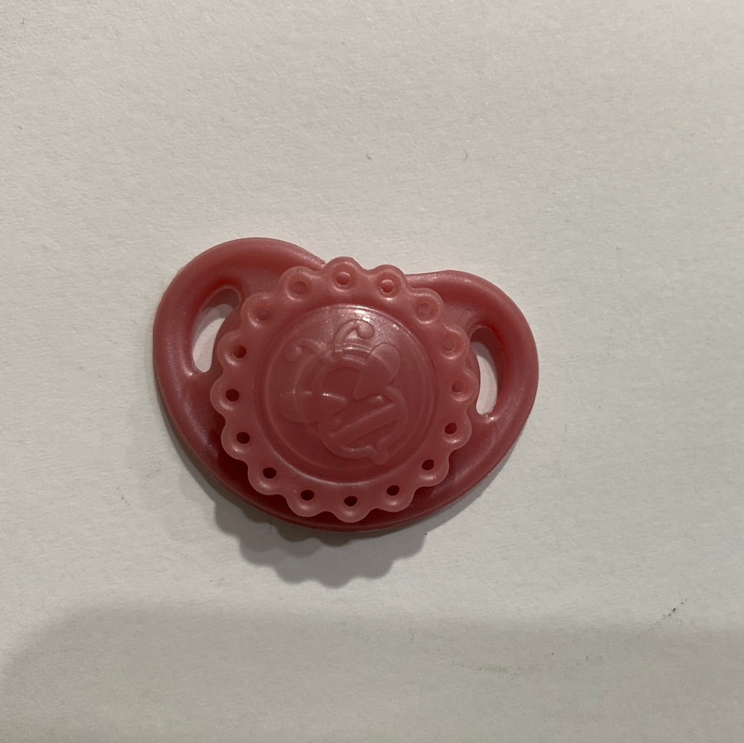 Honeybug Precious Vintage (Micro Preemie size) Design Magnetic Dummy Rose Pink